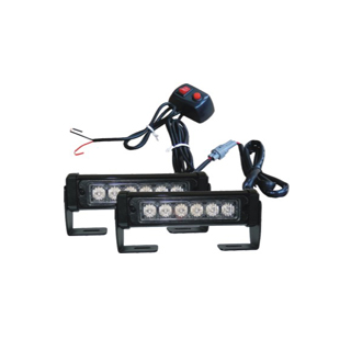 GL-822M LED Warning Emergency Beacon Strobe Grill Light Flash Light Bar 